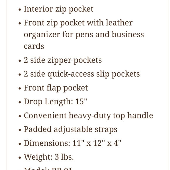 Classic Le Donne Backpack - Picture 10 of 10